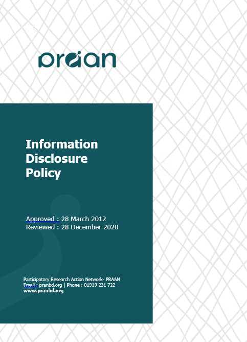 Information Disclouser Policy_PRAAN