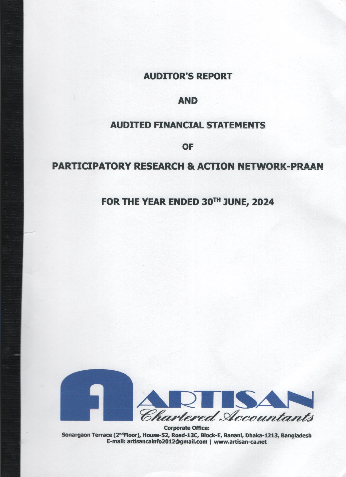 Read more about the article Audit Report 2024