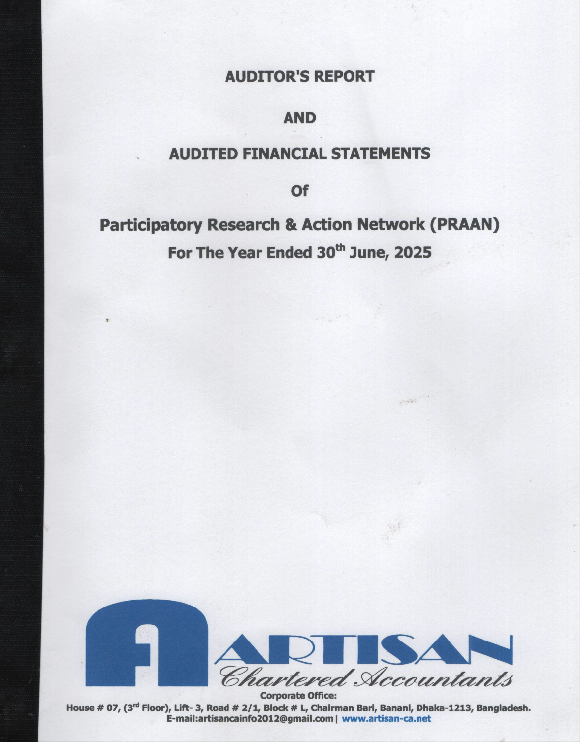 Read more about the article Audit Report 2025